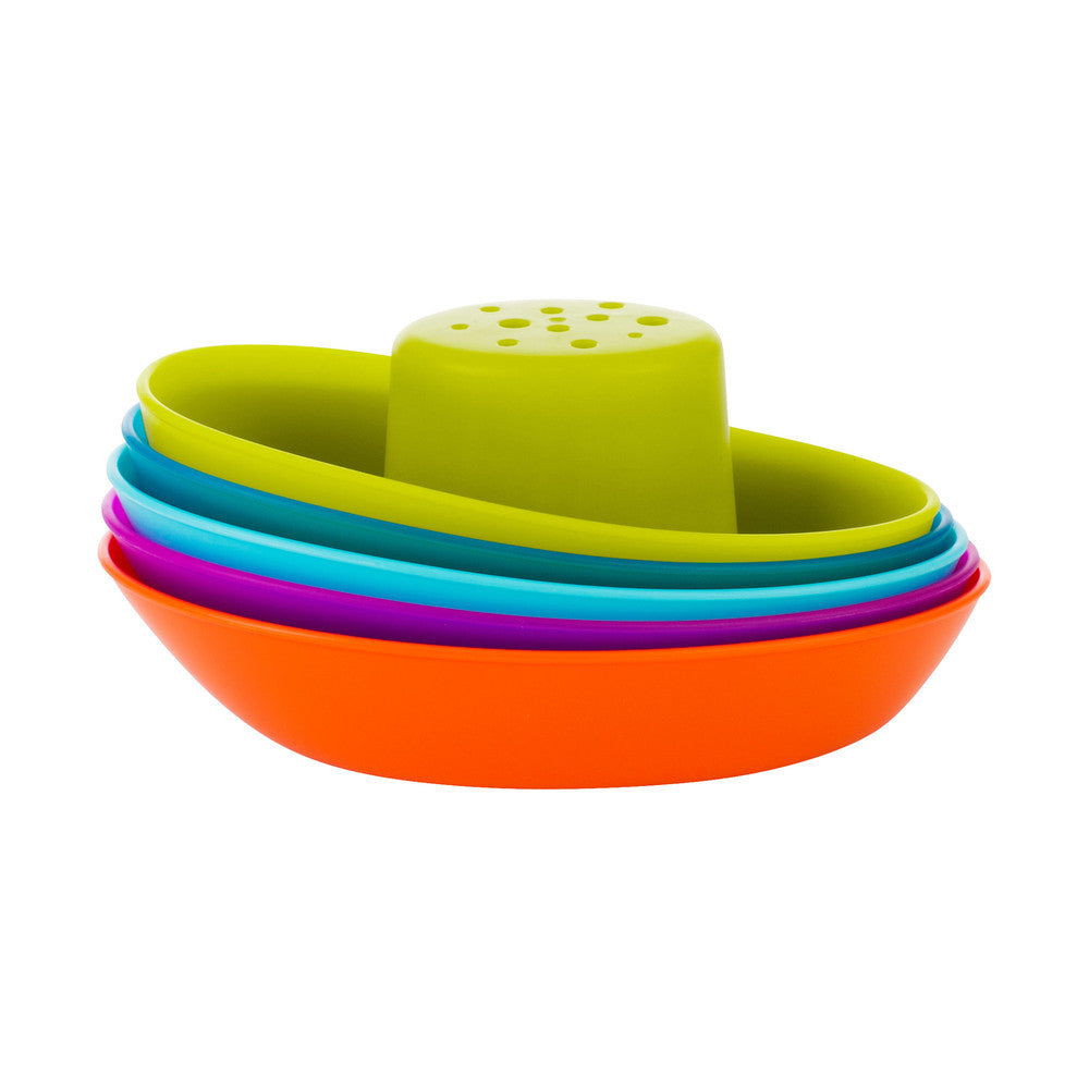 Boon | Fleet Stacking Boats 5Pc (Orange)