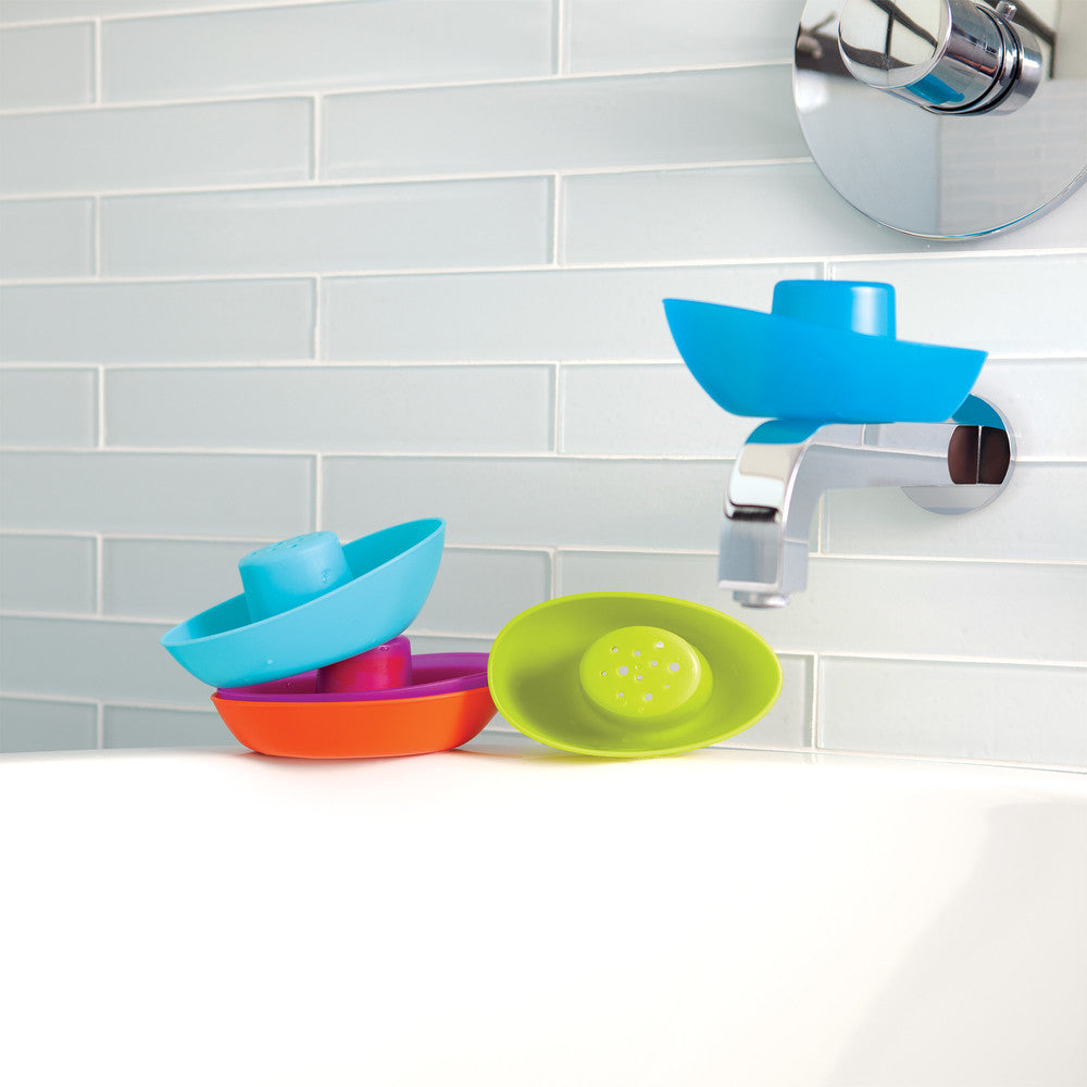 Boon | Fleet Stacking Boats 5Pc (Orange)