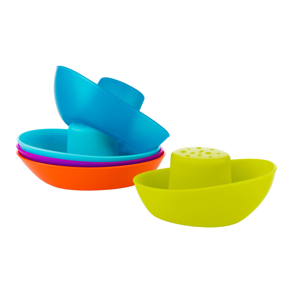Boon | Fleet Stacking Boats 5Pc (Orange)