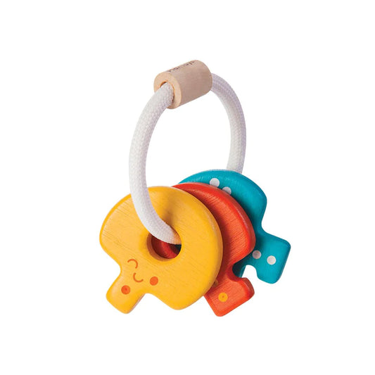 Plan Toys | Baby Key Rattle (various)