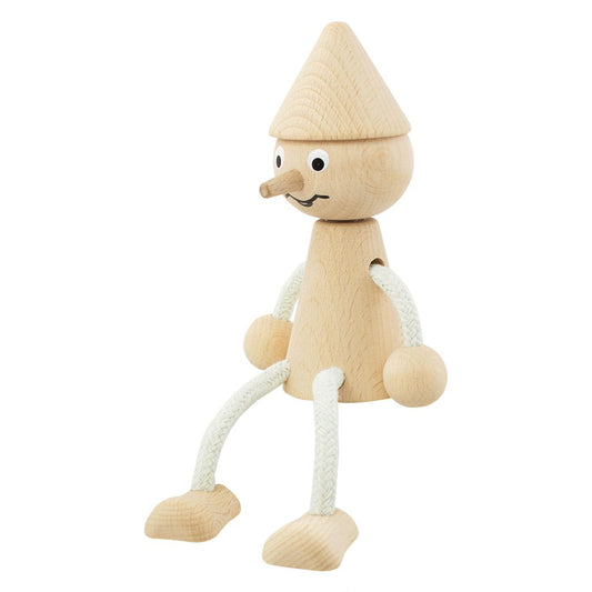 Miva Vacov | Wooden Sitting Pinocchio
