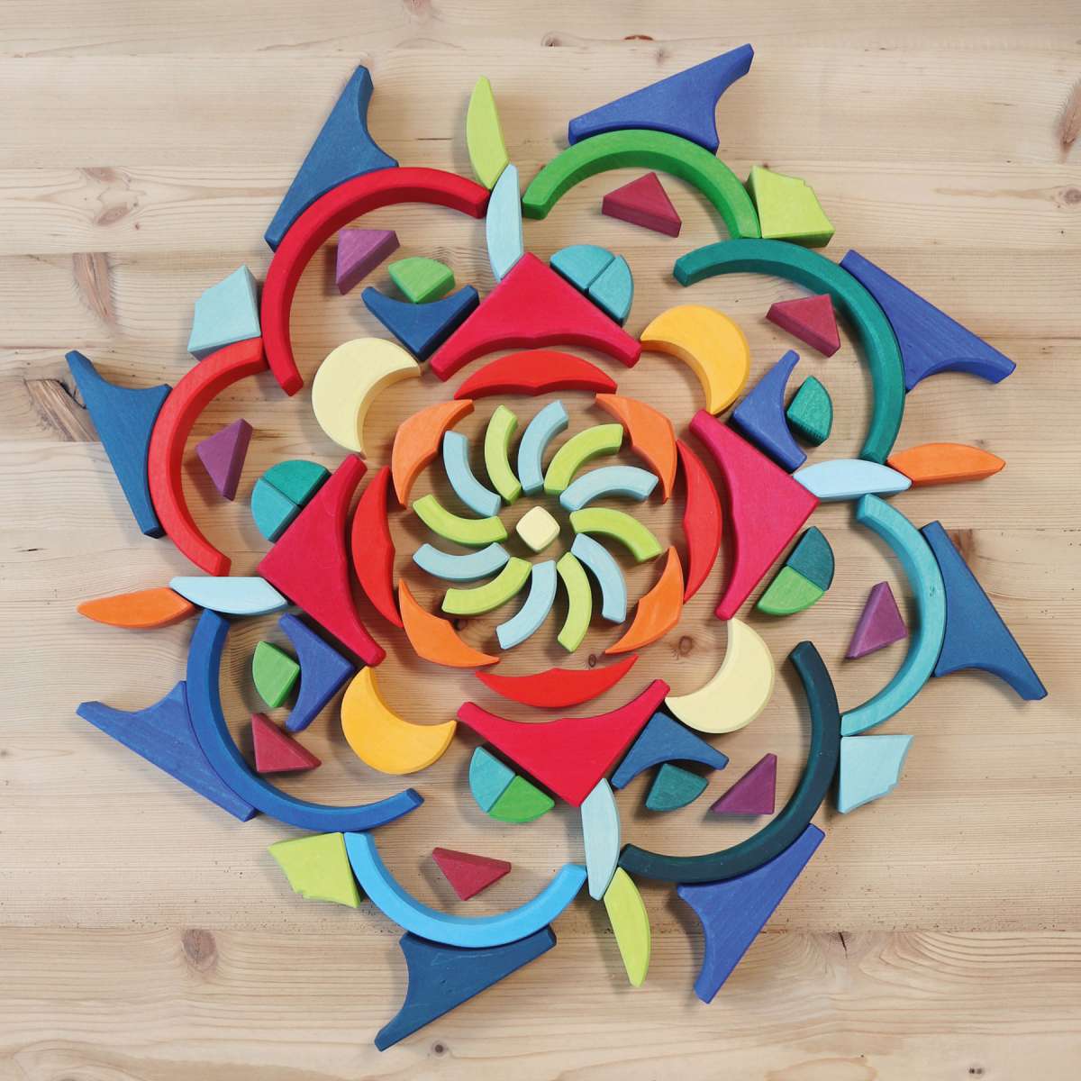 GRIMMS | Building Set - Arcs in Squares