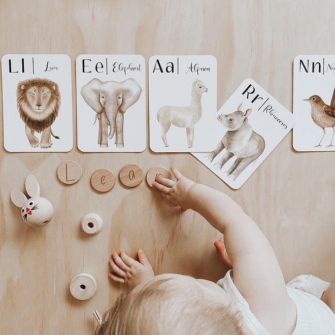 Jo Collier Designs | Natures ABC Flashcards