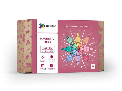 Connetix | PASTEL Geometry Pack (40pc)