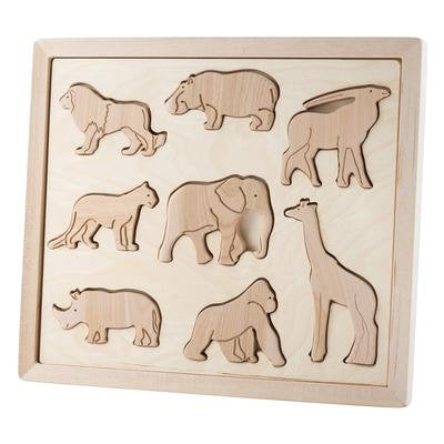 Kubi Dubi | Wooden Sorting Puzzle (Animals of Africa)