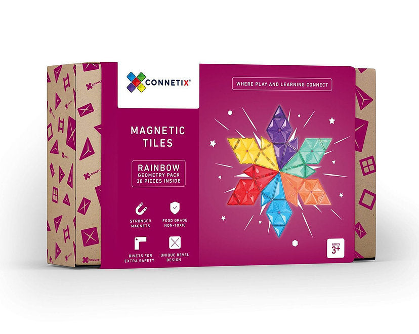 Connetix | RAINBOW Geometry Pack (30pc)