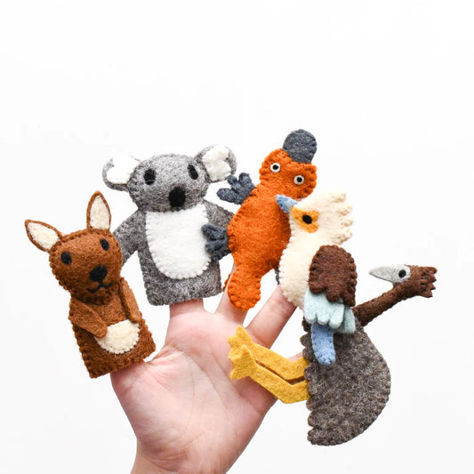Tara Treasures | Finger Puppet Set - Australian Animals