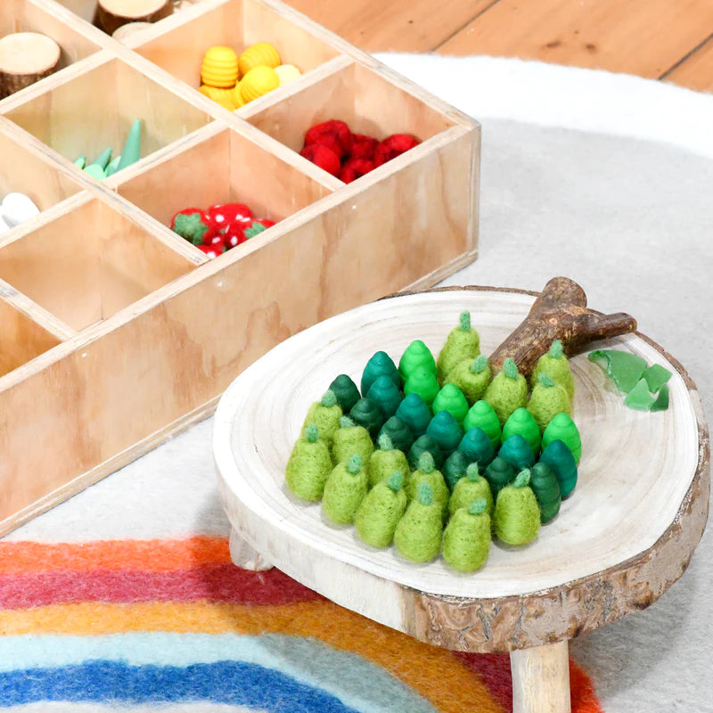 Tara Treasures | Loose Parts Play - Felt Pears 10pc