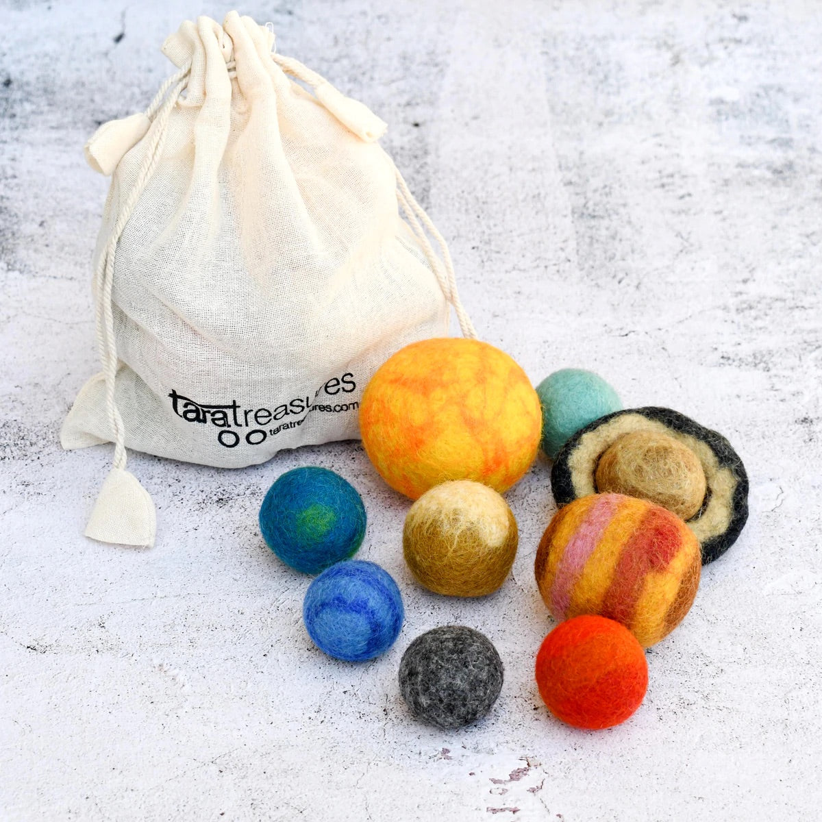 Tara Treasures | Solar System Felt Planets