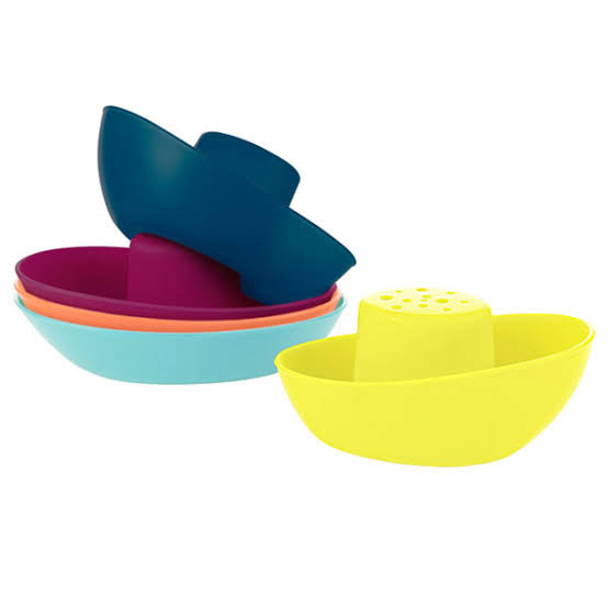 Boon | Fleet Stacking Boats 5Pc (Blue)