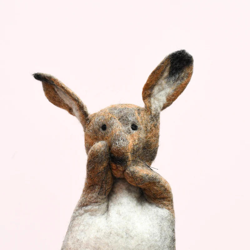 Tara Treasures | Hand Puppet - Brown Hare Rabbit