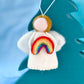 Tara Treasures | Felt Diversity Angel with Rainbow (various)
