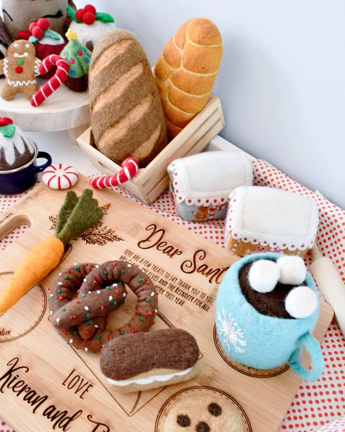 Tara Treasures | Felt Christmas Hot Chocolate with Marshmallows