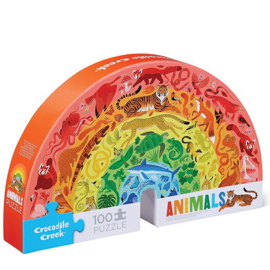 Crocodile Creek | 100pc Rainbow Puzzle - Animals