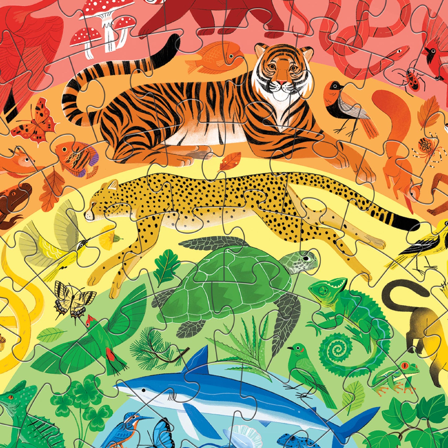Crocodile Creek | 100pc Rainbow Puzzle - Animals