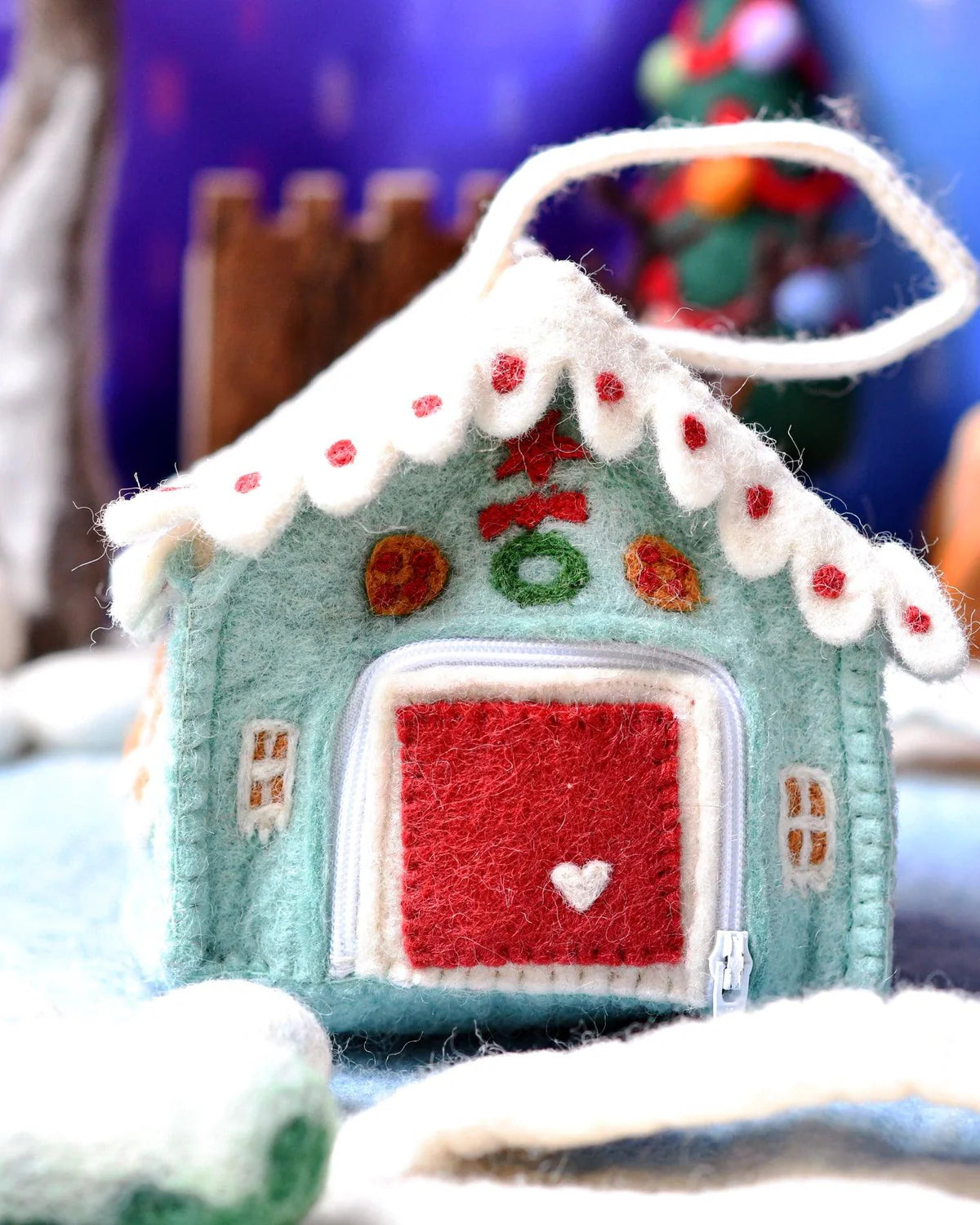 Tara Treasures | Gingerbread House Bag (Various)
