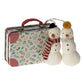 Maileg | Snowman Ornaments in Suitcase