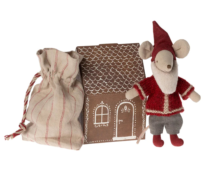 Maileg | Santa Mouse with House