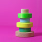 GRIMMS | Conical Tower (Neon Green) - Small