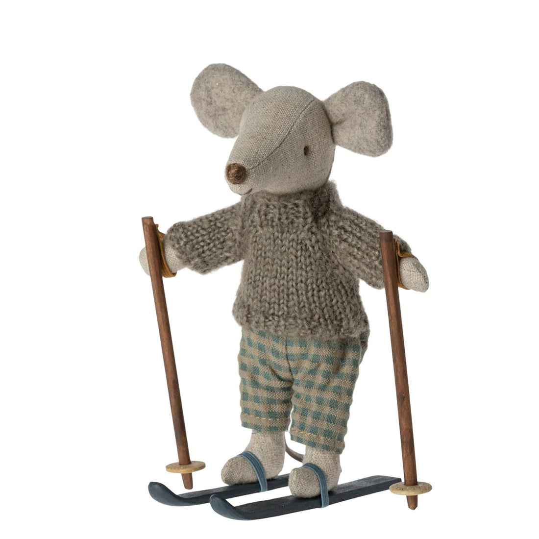 Maileg | Winter Mouse with Skis - Big Brother