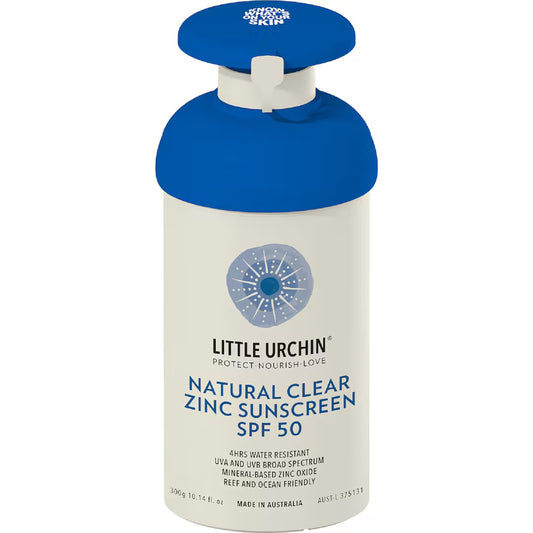 Little Urchin | NATURAL CLEAR ZINC SUNSCREEN SPF 50, 300G