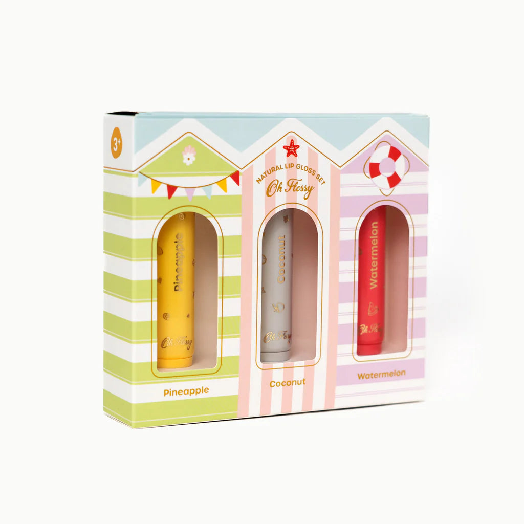Oh Flossy | Beach Club Natural Lip Gloss Set