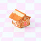 Tara Treasures | Felt Gingerbread House - Pink Door