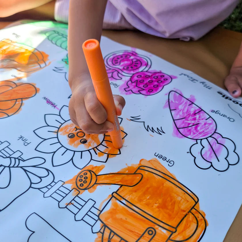 Hey Doodle | 'My First' Silicone Colouring Mat