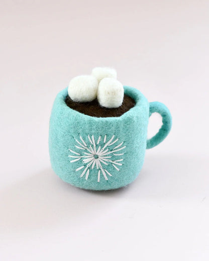 Tara Treasures | Felt Christmas Hot Chocolate with Marshmallows