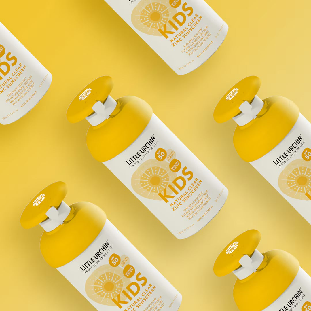 Little Urchin | KIDS NATURAL CLEAR ZINC SUNSCREEN SPF 50, 300G