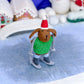 Tara Treasures | Felt Dog with Knitted Sweater on Skis