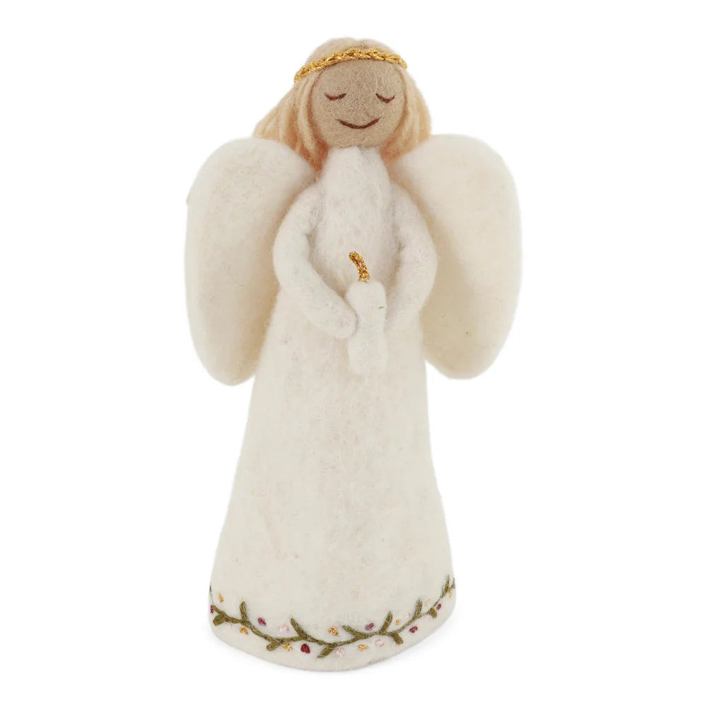 Gry & Sif | Angel With Candle Tree Topper