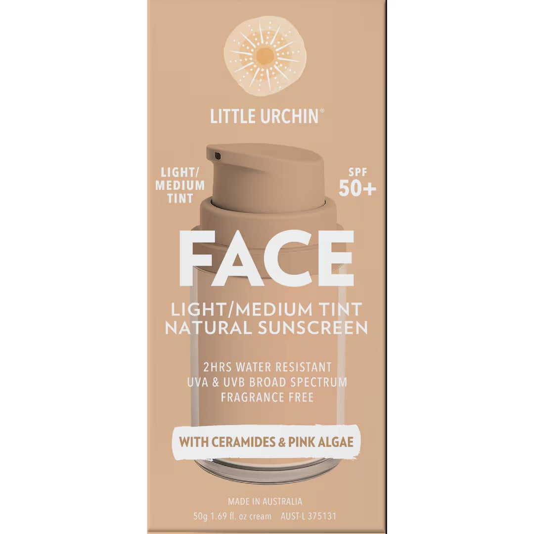 Little Urchin | NATURAL FACE LIGHT-MEDIUM TINT SPF 50+, 50G