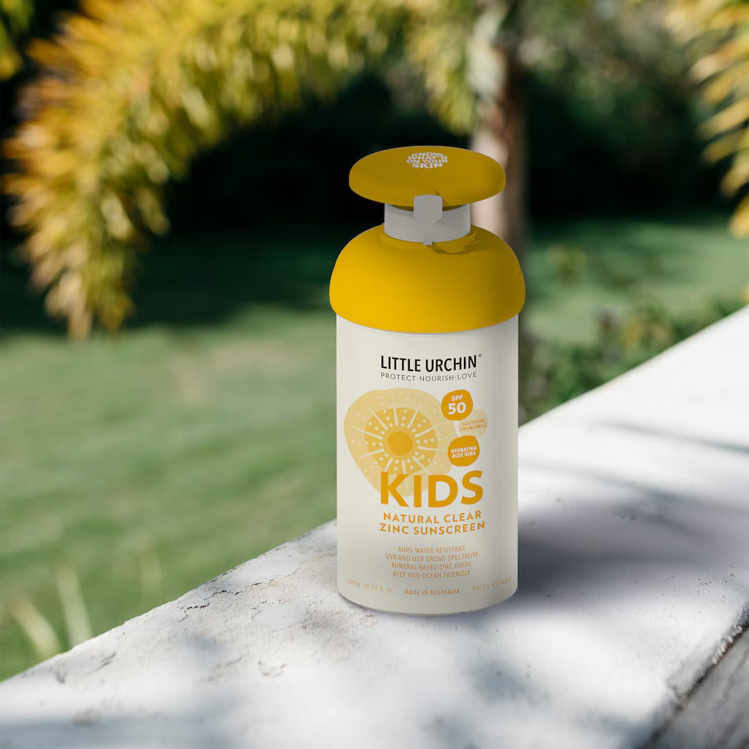 Little Urchin | KIDS NATURAL CLEAR ZINC SUNSCREEN SPF 50, 300G