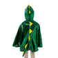 Great Pretenders | Metallic Green Dragon Cape 2-3y