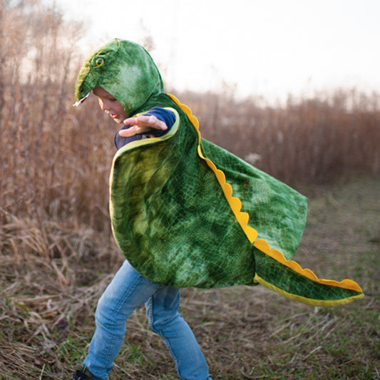 Great Pretenders | T-Rex Hooded Cape Size 4-5