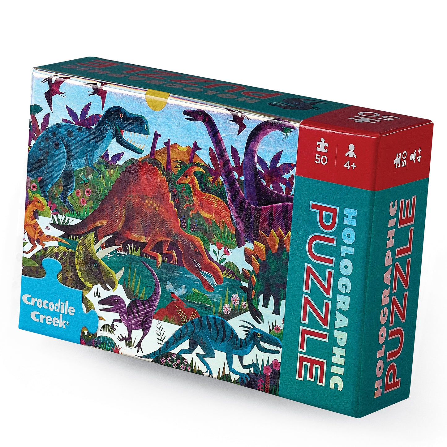 Crocodile Creek | 50pc Holographic Puzzle (various)