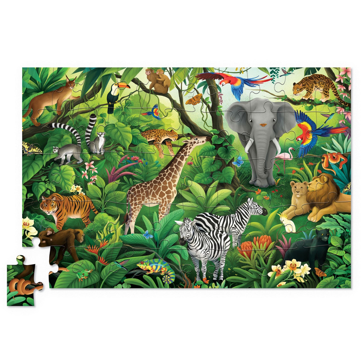 Crocodile Creek | 50pc Holographic Puzzle (various)