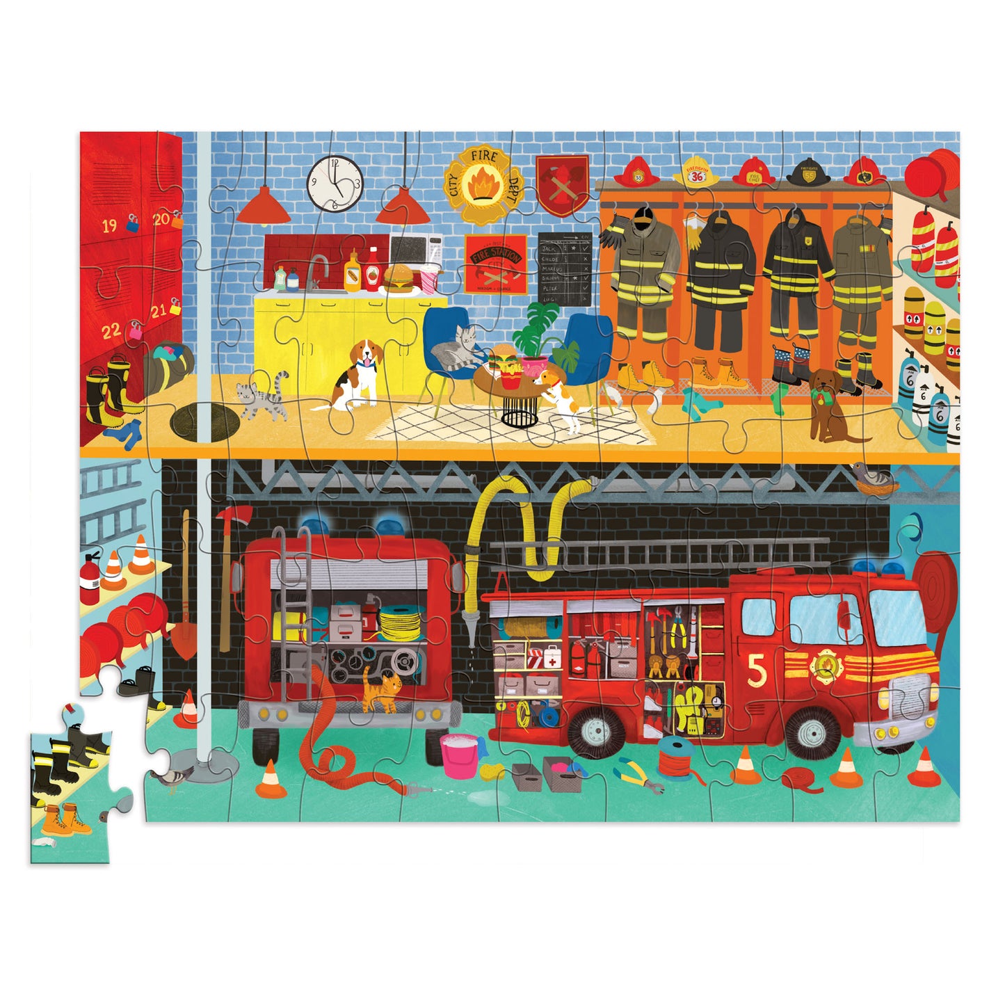 Crocodile Creek | 50pc Flat House Puzzle (various)