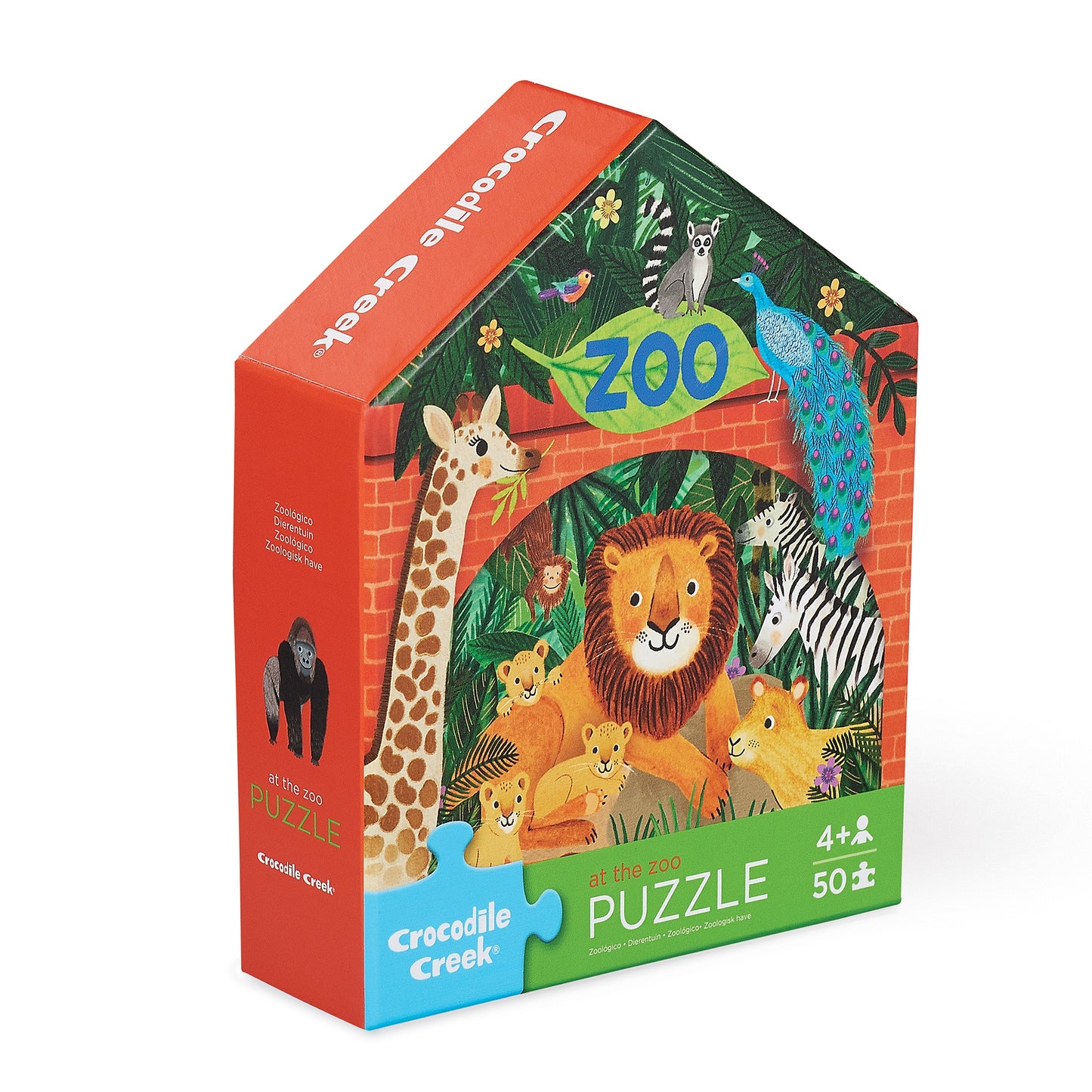 Crocodile Creek | 50pc Flat House Puzzle (various)