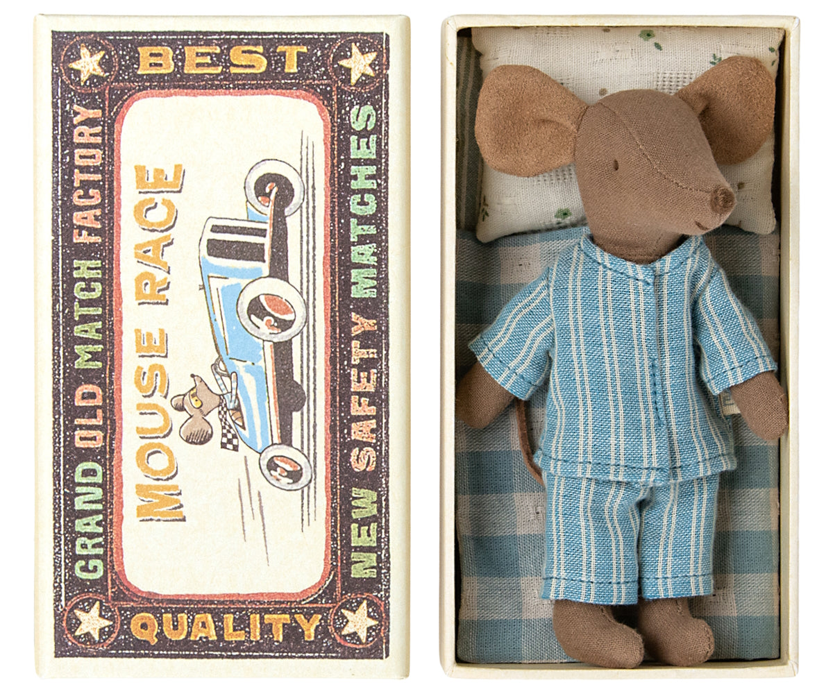 Maileg | Big Brother Mouse in Matchbox (brown)