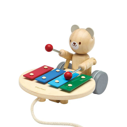 Plan Toys | Pull-Along Musical Bear