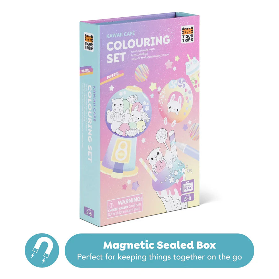 Tiger Tribe | Colouring Set - Pastel