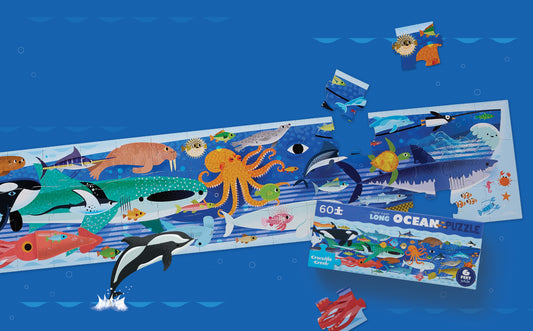 Crocodile Creek | 60pc Super Duper Long Puzzle (various)