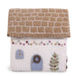 Gry & Sif | Christmas Felt House With Garland Decoration