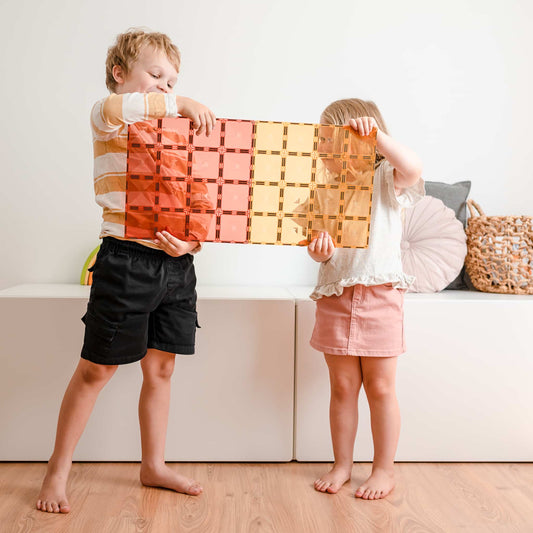 Connetix | Base Plate Pack (Lemon & Peach)