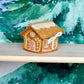 Tara Treasures | Felt Gingerbread House - Pink Door