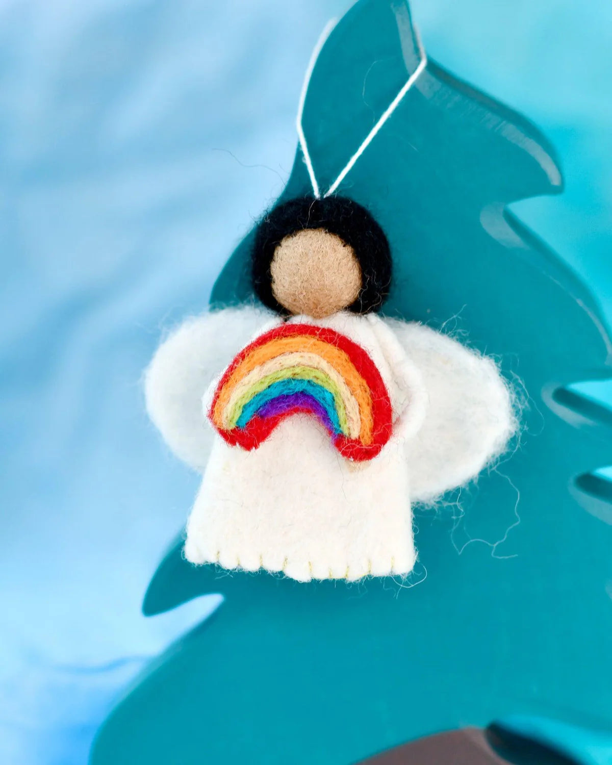 Tara Treasures | Felt Diversity Angel with Rainbow (various)