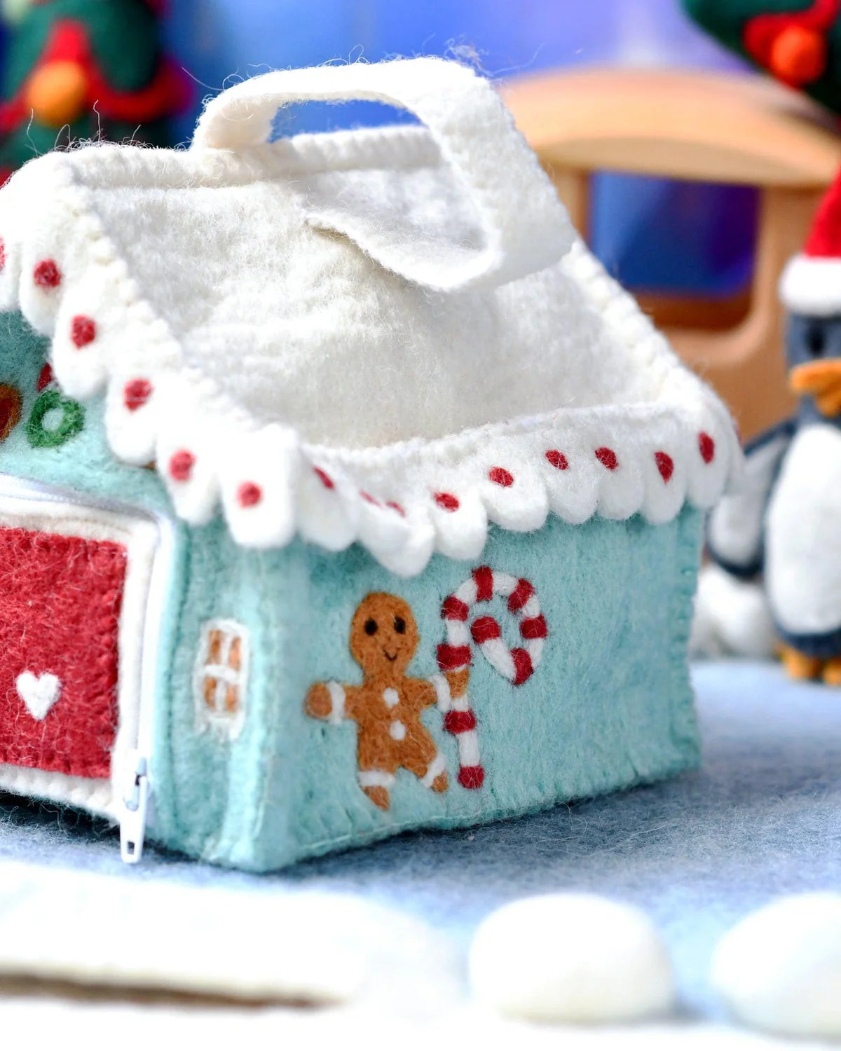 Tara Treasures | Gingerbread House Bag (Various)