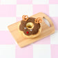 Tara Treasures | Felt Christmas Donut - Reindeer with Salted Pretzels